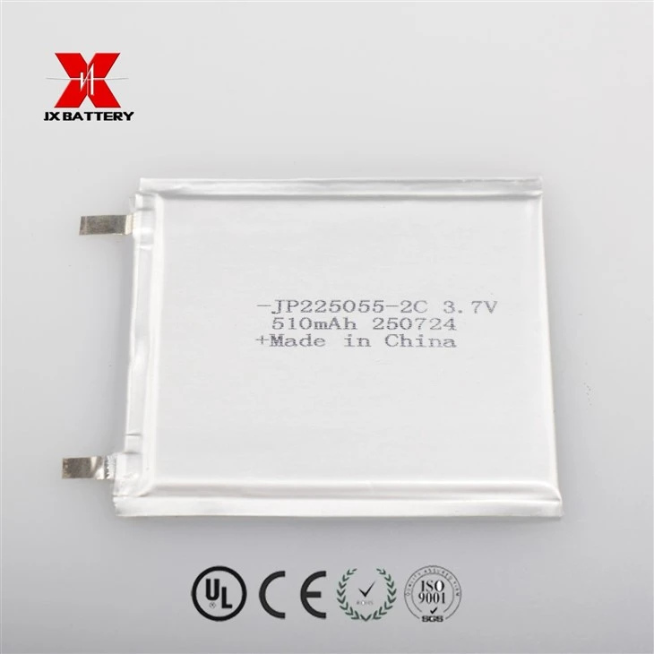 3.7v 510mAh Lipo Battery 2C Discharging high quality