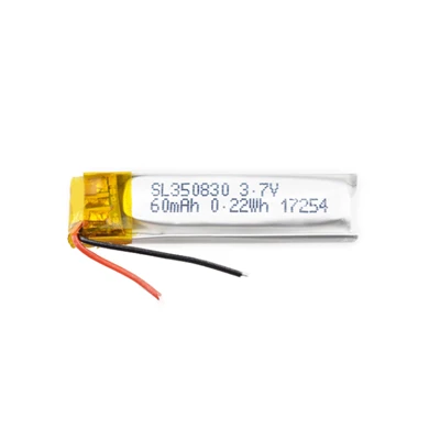 Manifattur tal-Batterija taċ-Ċina Lipo Battery JP350830 60mah Għal Ġugarelli Żgħar