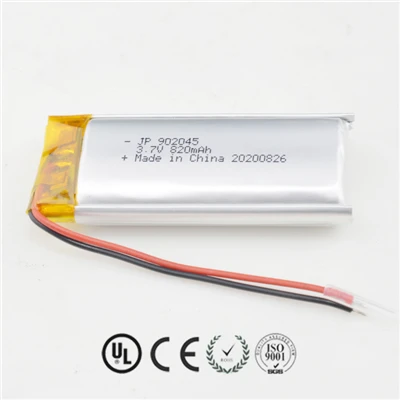 Shenzhen Factory Li Polimer Battery JP902045 820mah Bil Pcb